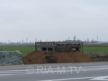 Со стороны Крыма строятся дополнительные фортификационные сооружения